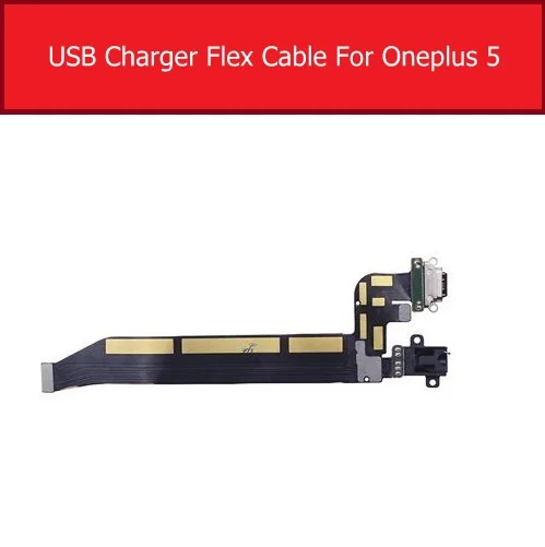 USB зарядка с разъемом для наушников гибкий кабель для One Plus 5 A5000 5T A5010 1+ 5 1+ 5T док-коннектор для микрофона гибкий кабель