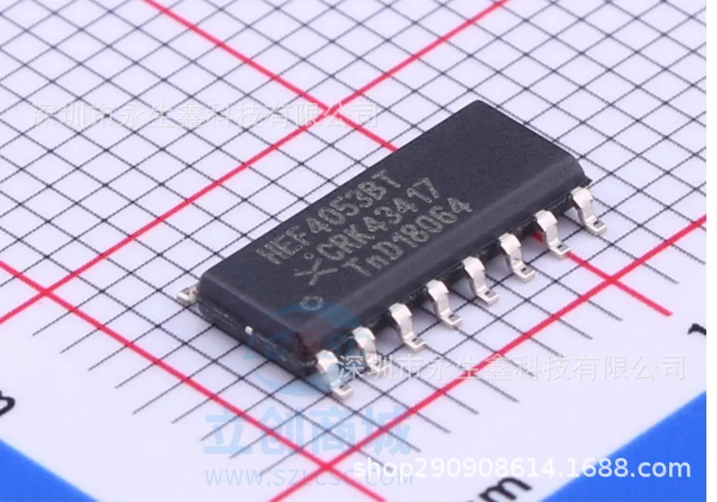 HEF4053BT, 653 SOIC-16
