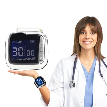 

650nm Laser Therapy Wrist Diode LLLT for Diabetes Hypertension Treatment Watch Laser Sinusitis Therapeutic Apparatus