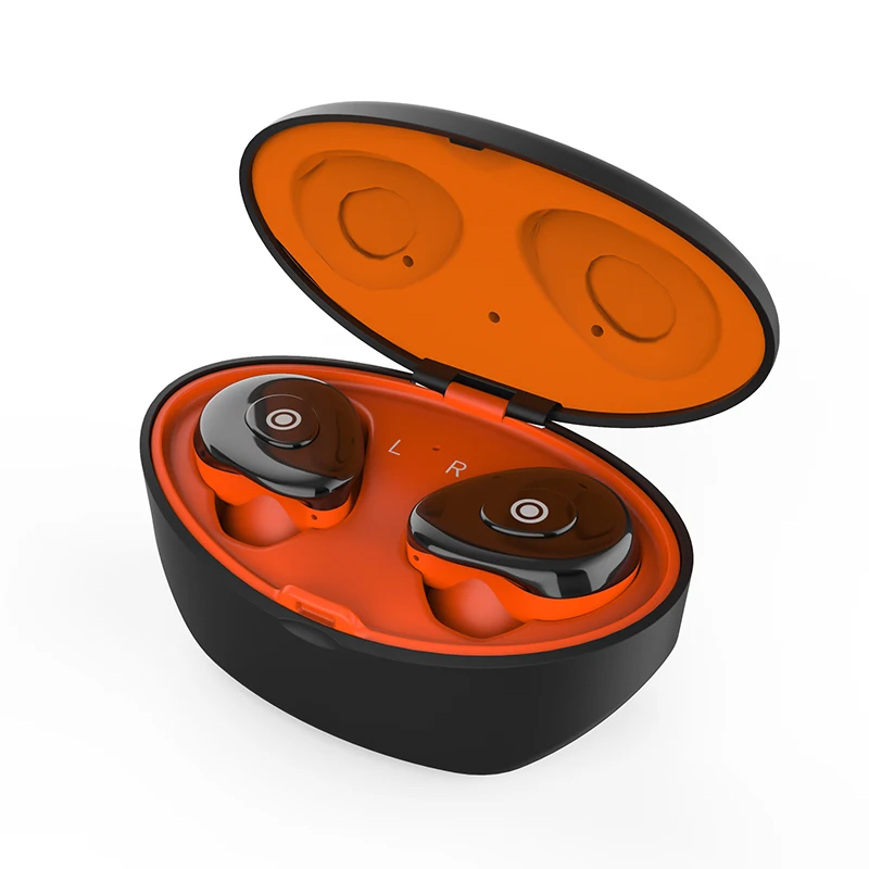LEORY X1 TWS Bluetooth 5,0 Наушники Hi-Fi стерео Авто сопряжение Двусторонняя HD вызов Smart Touch гарнитура с 16H супер зарядная коробка - Цвет: B