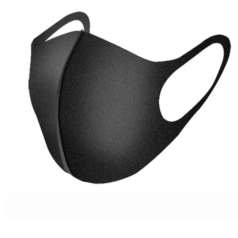 

2pcs Washable Earloop Face Breathing Mask Cycling Anti Dust Environmental Mouth Mask Respirator Fashion Black Mask