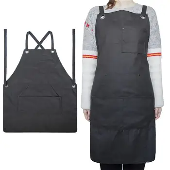 

Waxed Canvas Work Apron Tool Adjustable Durable Woodworker Carpenter Mechanics