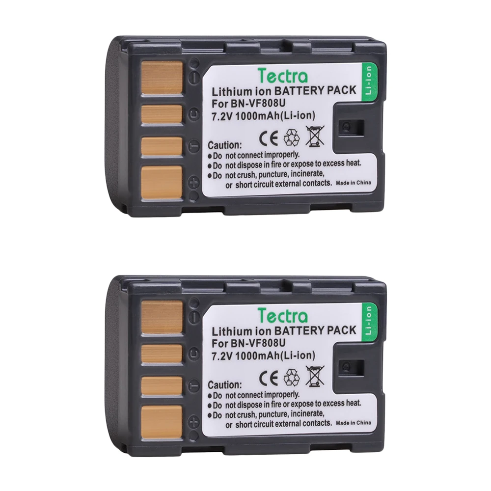 2pcs BN-VF808 BN-VF808U BN VF808 Camera Battery for JVC GZ-HD7 GZ-MG575 GZ-MG555 GR-D750 GR-D760 GR-D740 GZ-MG255 Battery