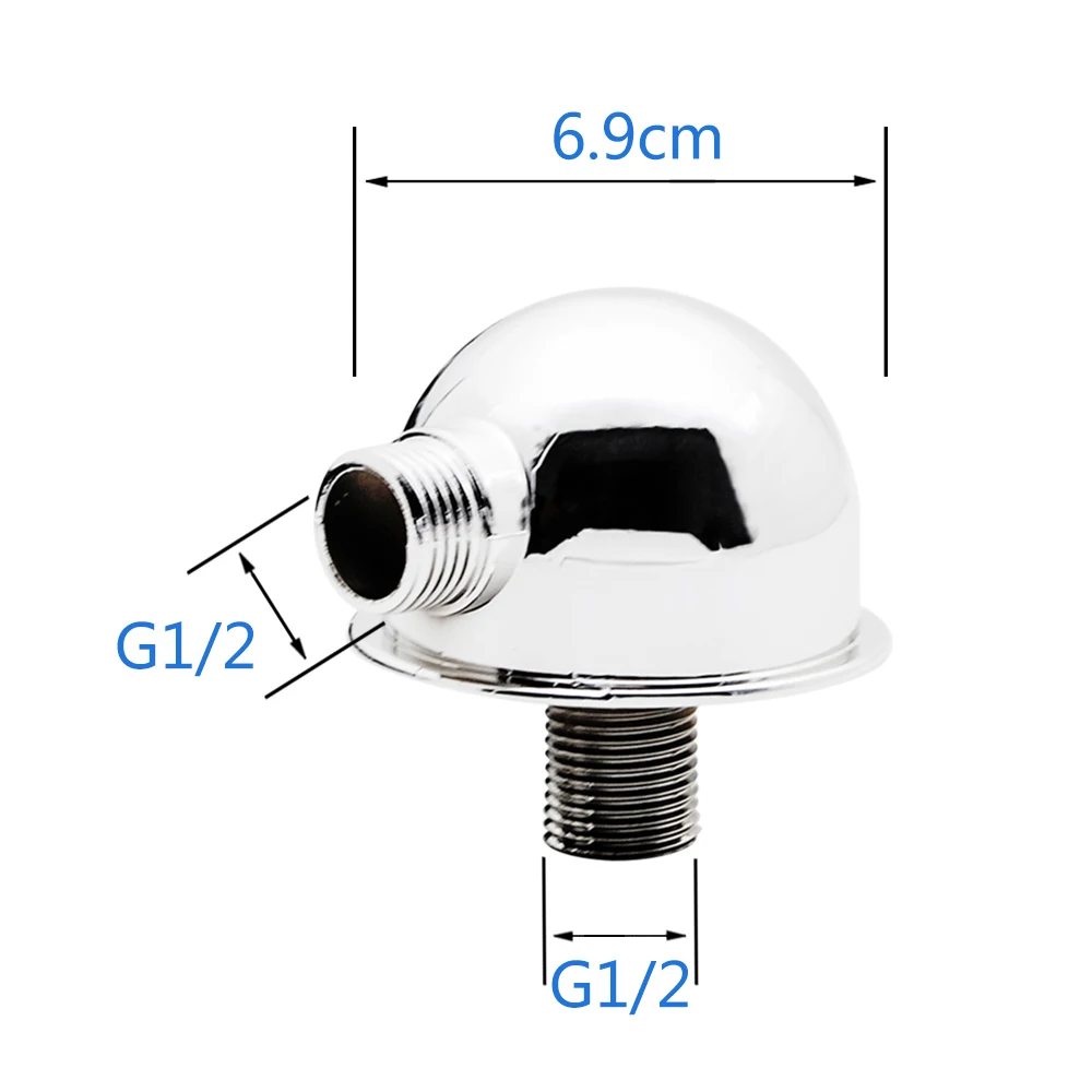 G1/" L соединитель душа ABS хромированная Ванна душевая кабина аксессуары части