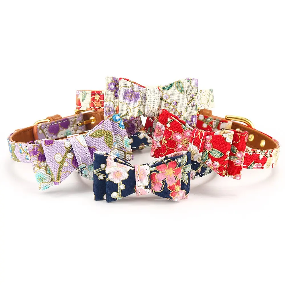 Cat Collar With Bell Dog Collar For Cats Solid Braid Kittens Pet Cat Collars Shiny Adjustable Collars For Cats Pet Lead Supplies (10)