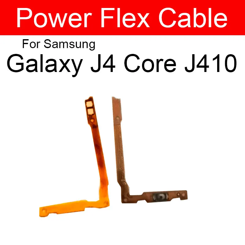Фото Гибкий кабель питания для Samsung Galaxy J4 Core J4Core SM-J410G J410G кнопка включения боковой гибкий ленточный кабель №2