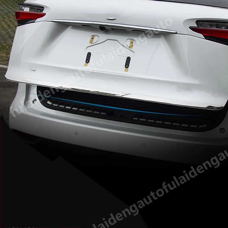 Для Lexus NX200t NX300h- Задняя Крышка багажника молдинг отделка 304 нержавеющая сталь крышка багажника отделка багажника автомобильные аксессуары