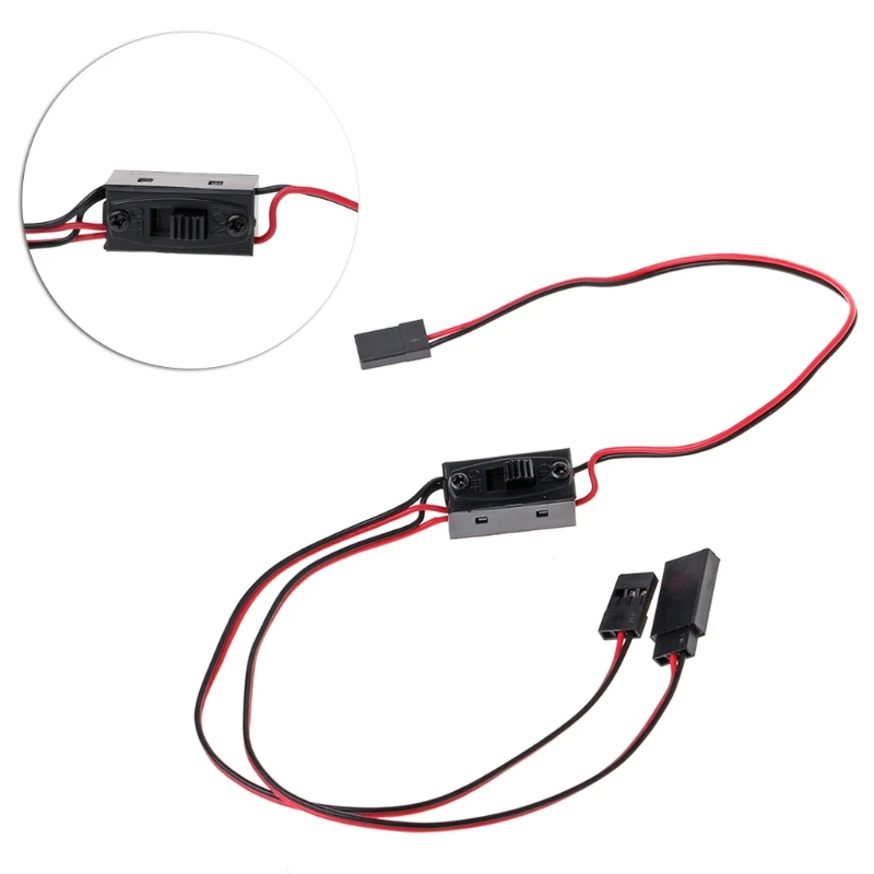 

New 3 Way Power On/Off Switch With JR Receiver Cord For RC Car Boat Flight Parts