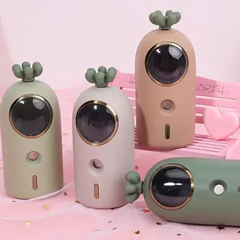 

Women Girls Handheld Humidifier Mini Cactus Shape Sprayer USB Facial Steamer Q0KD