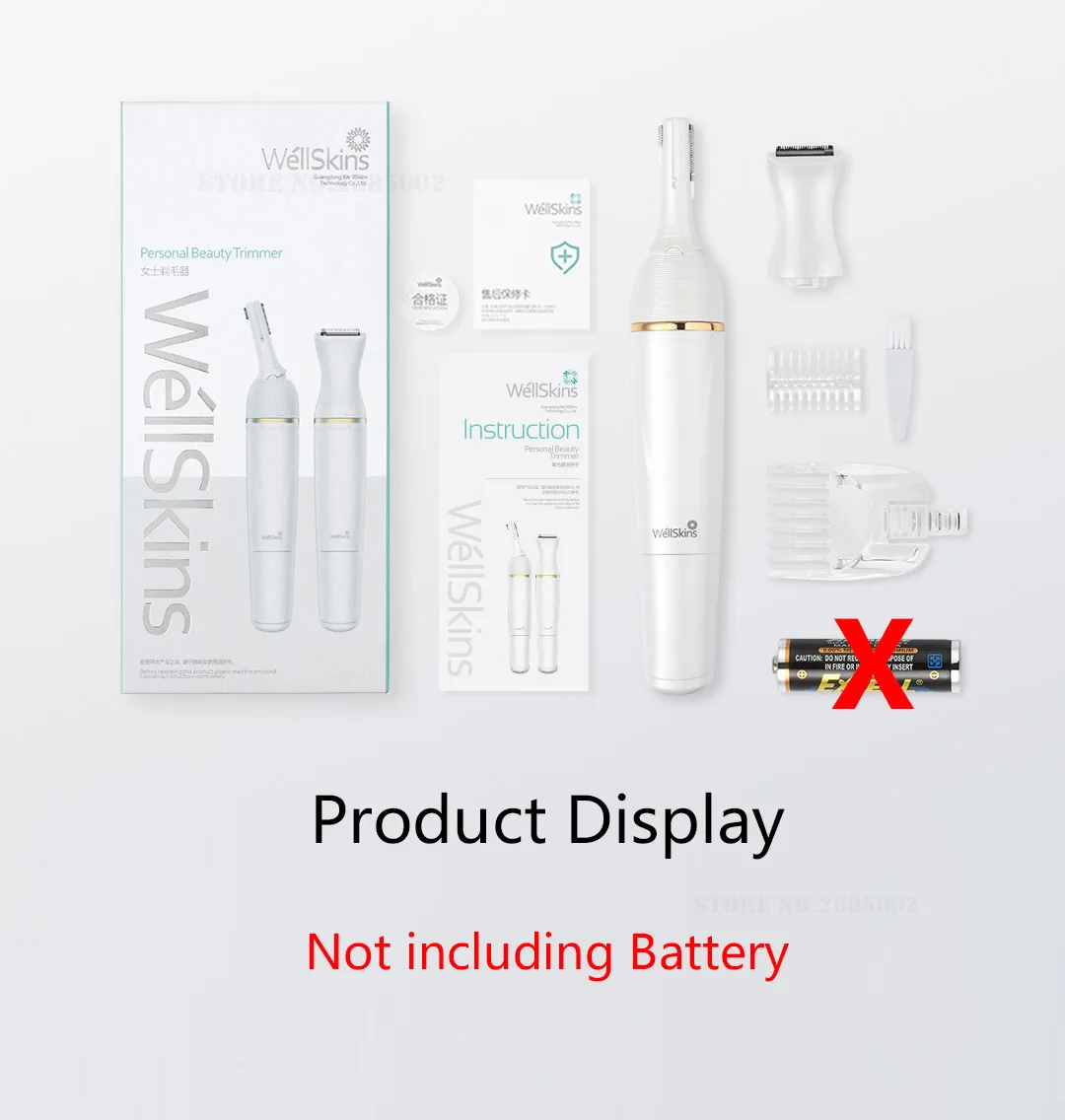 Xiaomi Wellskins женский эпилятор влажная сухая бритва бритвенный станок Дамская Машинка для удаления волос триммер две скорости Керамический Резак машинка для стрижки волос