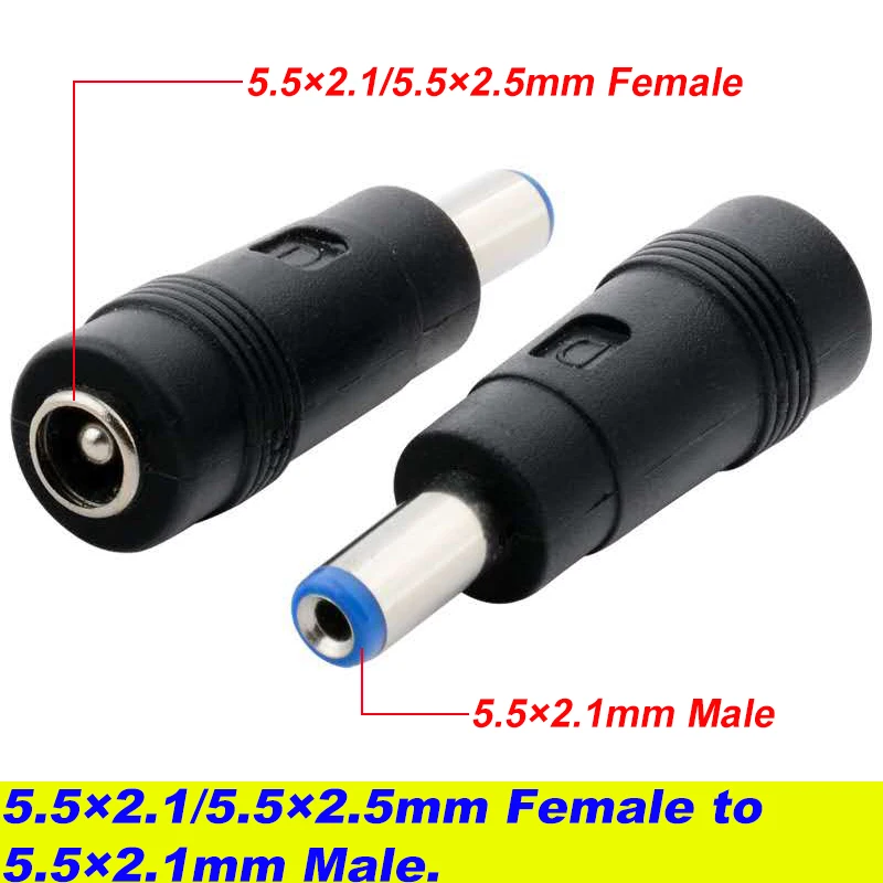 5.5x2.1mm 12V DC Alimentazione Da Femmina A Femmina Connettore Jack Da Maschio A Maschio - Foto 5