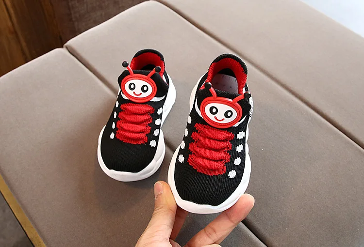 Baby Toddler Shoes 16-20 First Walking,girls Boys Caterpillar Casual Shoes Soft Bottom Comfortable Non-slip Sneakers Socks Shoes
