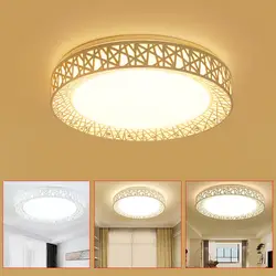 Бытовой светильник светодиодный потолочный светильник Птичье гнездо круглый светильник современные светильники для гостиной спальни