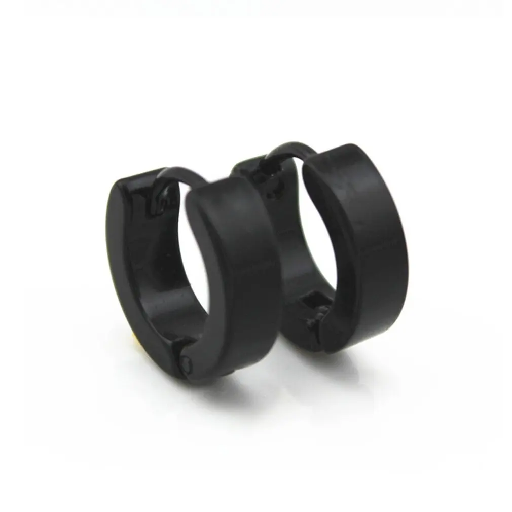 1 шт., модные ювелирные изделия, Кафф для ушей, Мужские гладкие маленькие круглые серьги-гвоздики в стиле панк, клипсы, серьги с застежкой для женщин, сплав