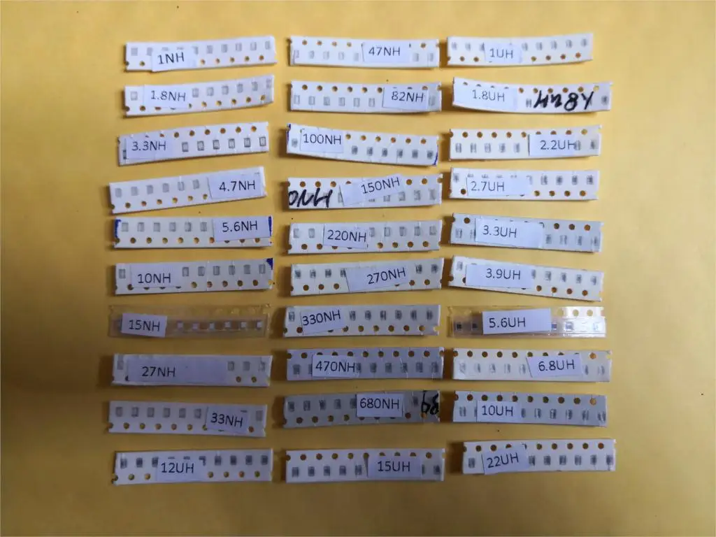 0805 SMD индуктор 30valuesX10pcs = 300 шт./лот 1NH-22UH упаковка электронных компонентов Индуктор