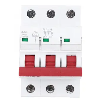 

3P+N AC MCB Mini Circuit breaker 400V GYM9 Air Switch Circuit Protection 50HZ/60HZ 16A 25A 32A