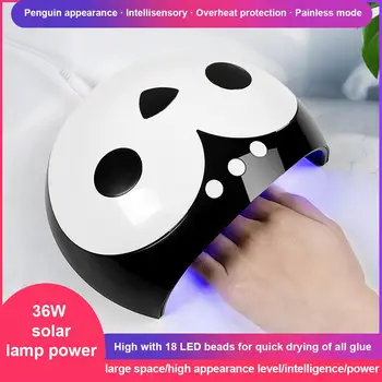 

36W Penguin UV Led Nail Lamp Penguin Nail Art Lamp Smart Nails Manicure Tool LED UV Lamp Nail Glue Machine UV Nail Art Dryer