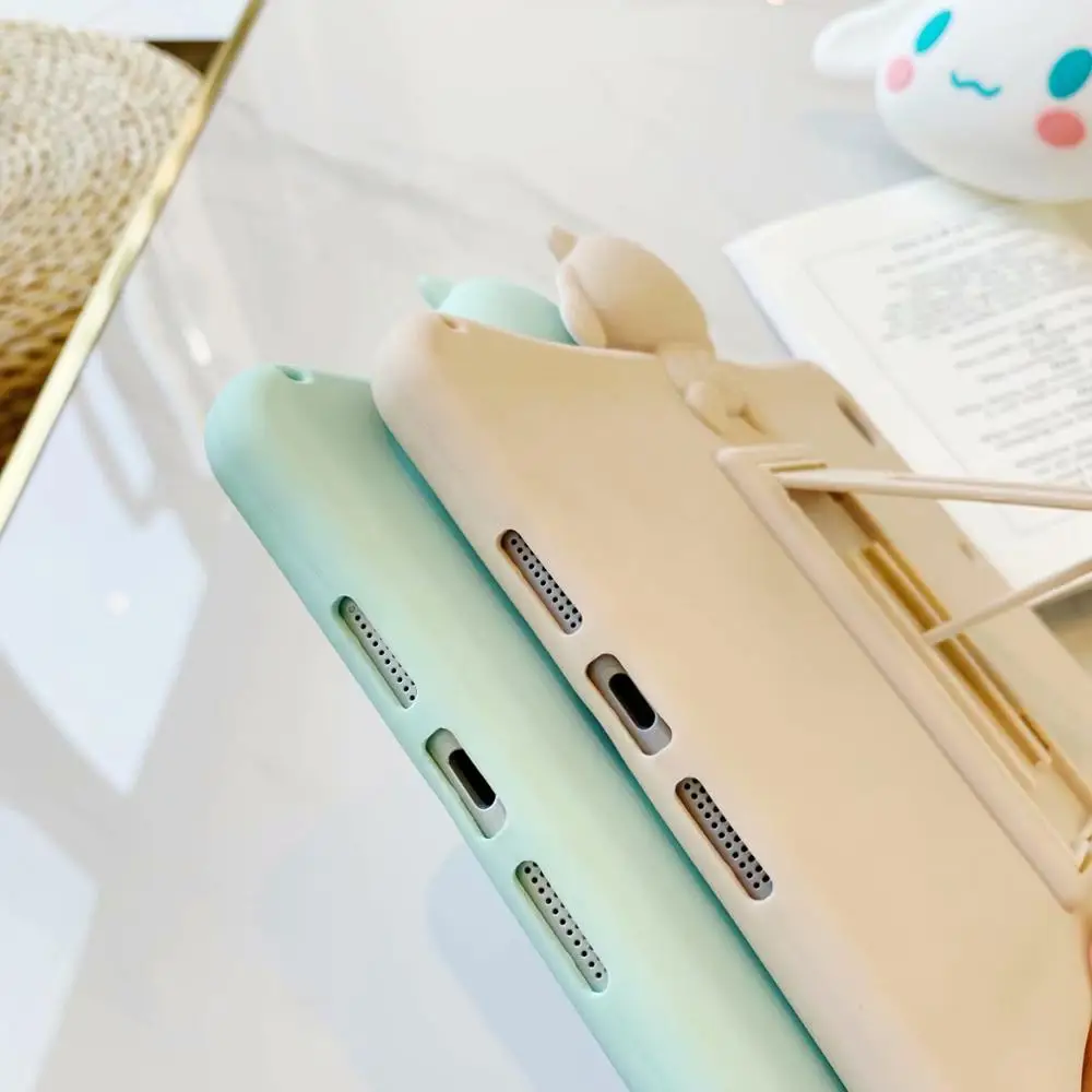For iPad 9.7 Kids Case Pro 9.7 10.5 Silicon Cover For iPad 10.2 7th Mini 1 2 3 4 5 Air 1 2 3 stand cases with Pen slot