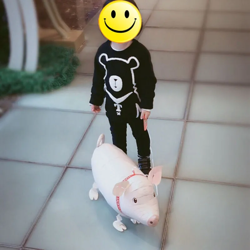 1pcs-Cute-Pink-Pig-Farm-Animals-Zoo-Walking-Pet-Animals-Pig-Safari-Party-Foil-Balloon-Kids (3)