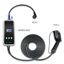 6A to 16A adjustable current electric car charging station with delayed start