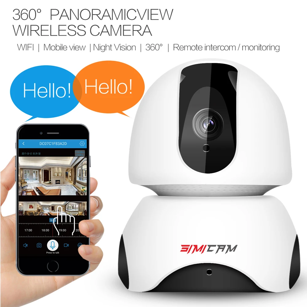 Home Security IP Camera Wireless Smart WiFi Camera 1080P WI-FI Audio Record Surveillance Baby Monitor HD Mini CCTV Camera onvif