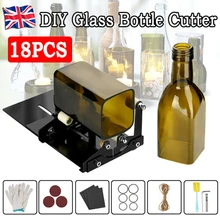 Cortador de vidro cortador de garrafa de vidro ferramenta de corte quadrado e redondo vinho cerveja esculturas de vidro cortador para diy máquina de corte de vidro