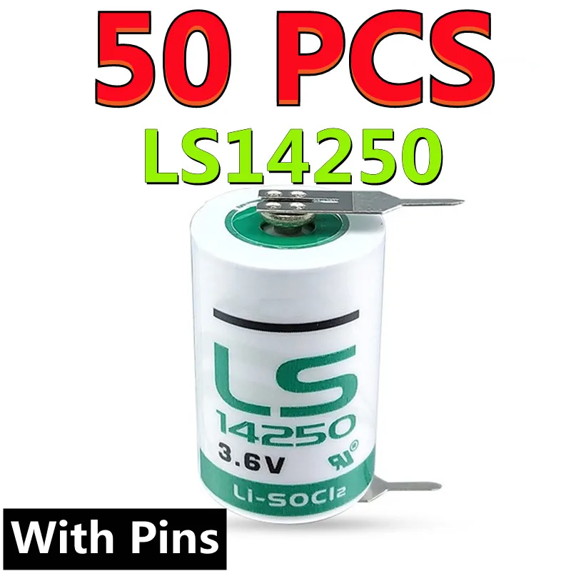 50 шт. оригинальный новый для SAFT 3 6 V 14250 1/2AA LS14250 ячейки измерительного электронного