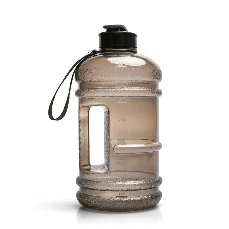 

Creative 2.2L Handle Plastic Cup Outdoor Sports Supplies Dumbbell Kettle PETG Fitness Glass Customizable L Ogo
