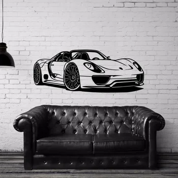 

Sports Car Sticker Vehicle Racing Decal Classic Cars Posters Vinyl Wall Decals Home Decoration Decor Mural Luxury Car Sticker