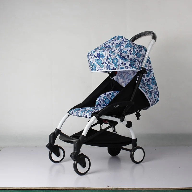 without stroller Детская коляска новая 15 видов стилей! BABYYOYA 175 градусов солнцезащитный чехол и Подушка сиденья набор Yoya yoyo аксессуары для детских колясок навес и подушка - Цвет: without stroller