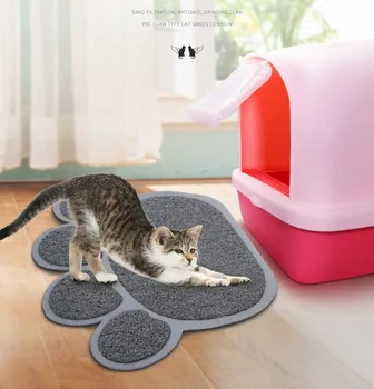 

Cat litter pad double removable basin toilet scratching board rubbing pad control sand board anti-bringing filter pad supplies