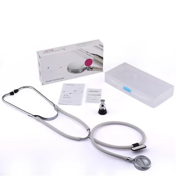 

Multifunctional Doctor Stethoscope Dual-Purpose Stethoscope Auscultator Copper Chestpiece Stethoscope for Clinic Household Use