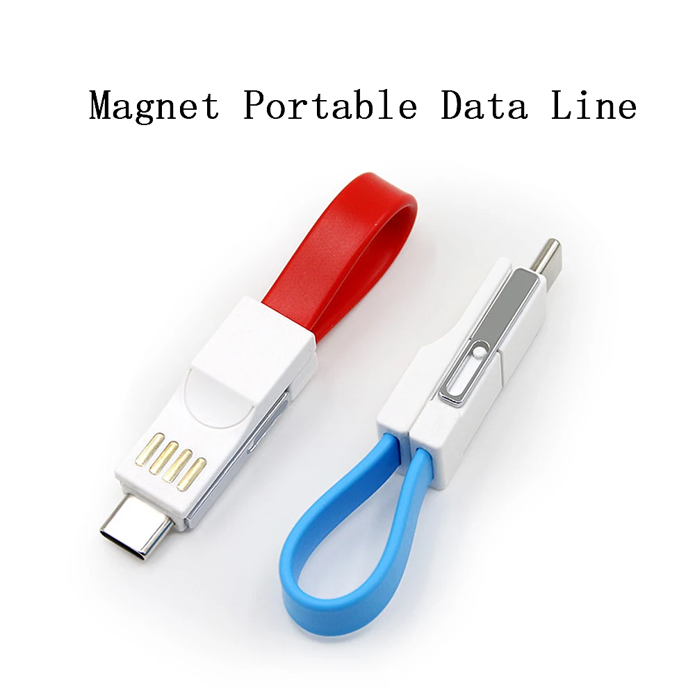 JIANERZHI 3 в 1 type C 8 Pin Micro USB кабель маленький брелок кабель для передачи данных для iPhone 11 samsung USB кабель для быстрой зарядки шнур