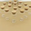6 Pcs/lot  25*37*70mm 50ml Little Glass Bottle Stopper Dragees Glass Jars Storage for Spice Candy Containers Vials Test Tube 4