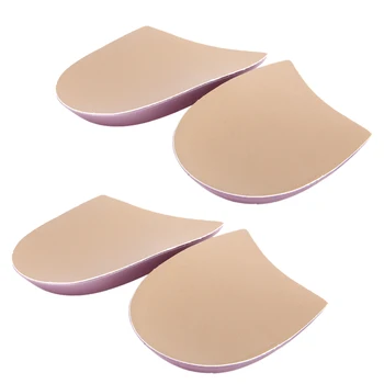 

2pair Gel Heel Support Lift Pads Cup Inserts Orthotic Insoles Varus Valgus Wedge