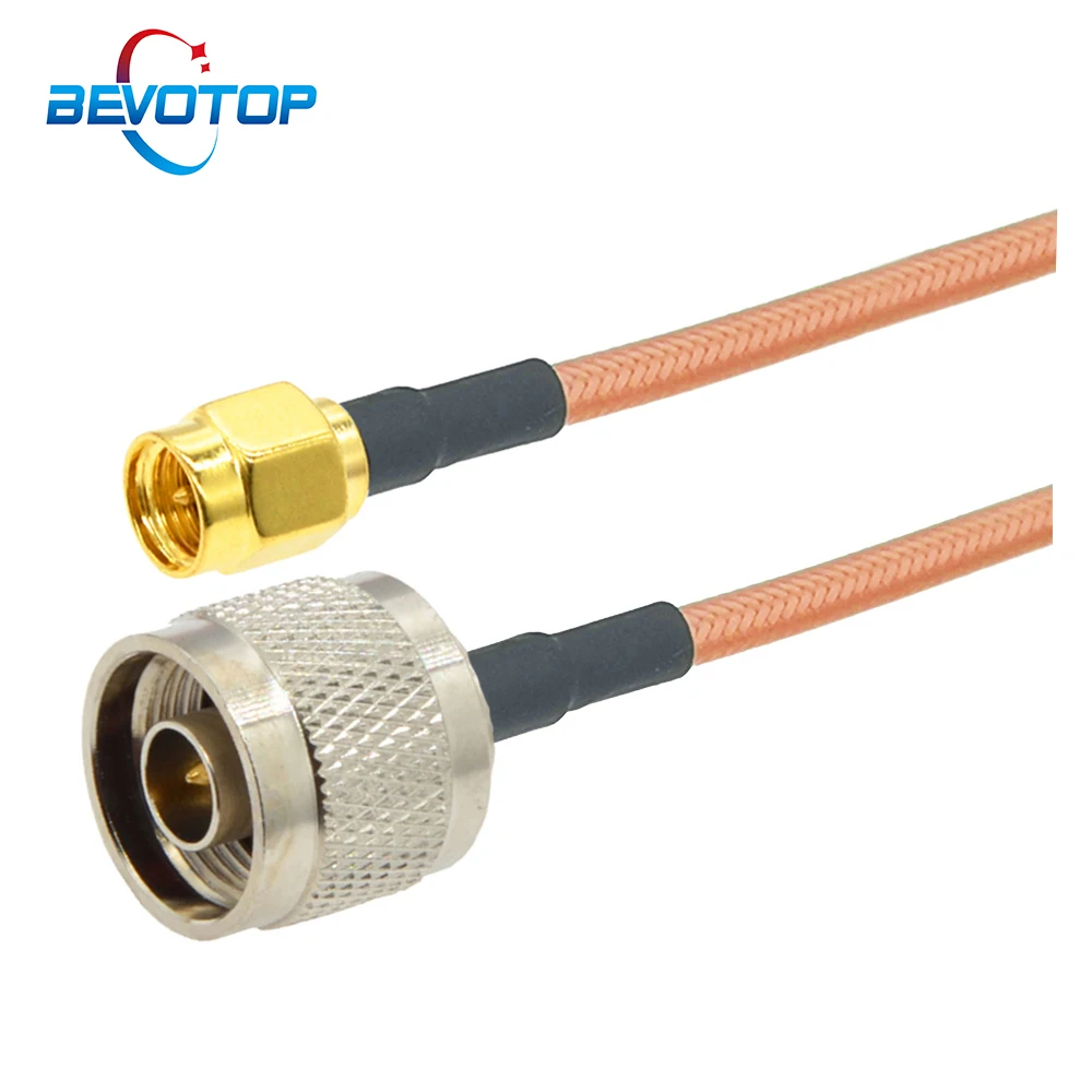 Кабель-переходник BEVOTOP RG142 N со штекером SMA 10 см 15 50 1 м | Строительство и ремонт