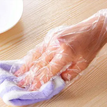 

500 Pcs Box Disposable Vinyl Glove Multifunction Transparent Thin Waterproof H37A