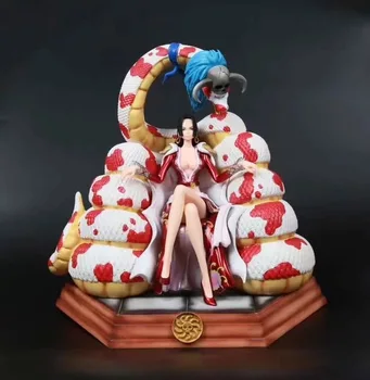 

31cm One Piece Boa Hancock Snake Throne Sexy Beauty Static Action Figure Japan Anime Girl Pvc Figurines Colection Toy Decoration