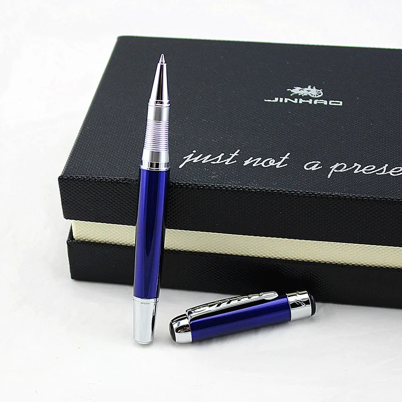Jinhao, роскошная брендовая металлическая шариковая ручка, роскошные шариковые ручки для деловых подарков, офисные школьные принадлежности, канцелярские принадлежности