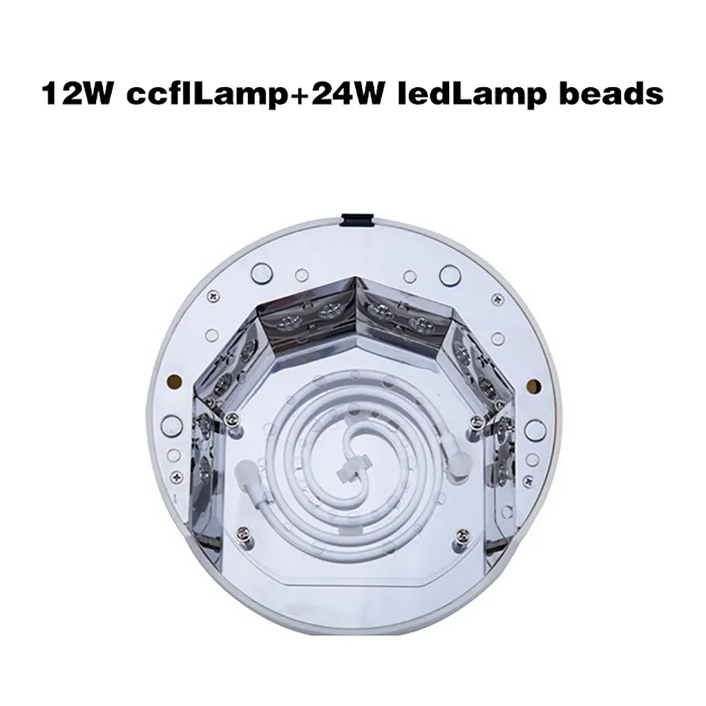 36w Cake Shape Nail Phototherapy Lamp Ccfl Nail Dryer Induction Manicure Tools Лампа Для Ногтей Uv Lamp Лампа Для Маникюра