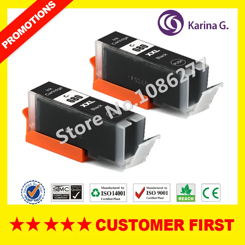 Совместимый с Canon PGI680 CLI681 PGI 680 чернильный картридж для PIXMA TR7560 TR8560 TS6160 TS8160 TS9160 и т.