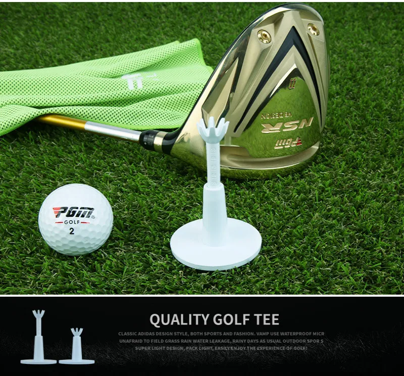 1 пара PGM Golf Tee регулируемая высота гибкий мяч Toe| |