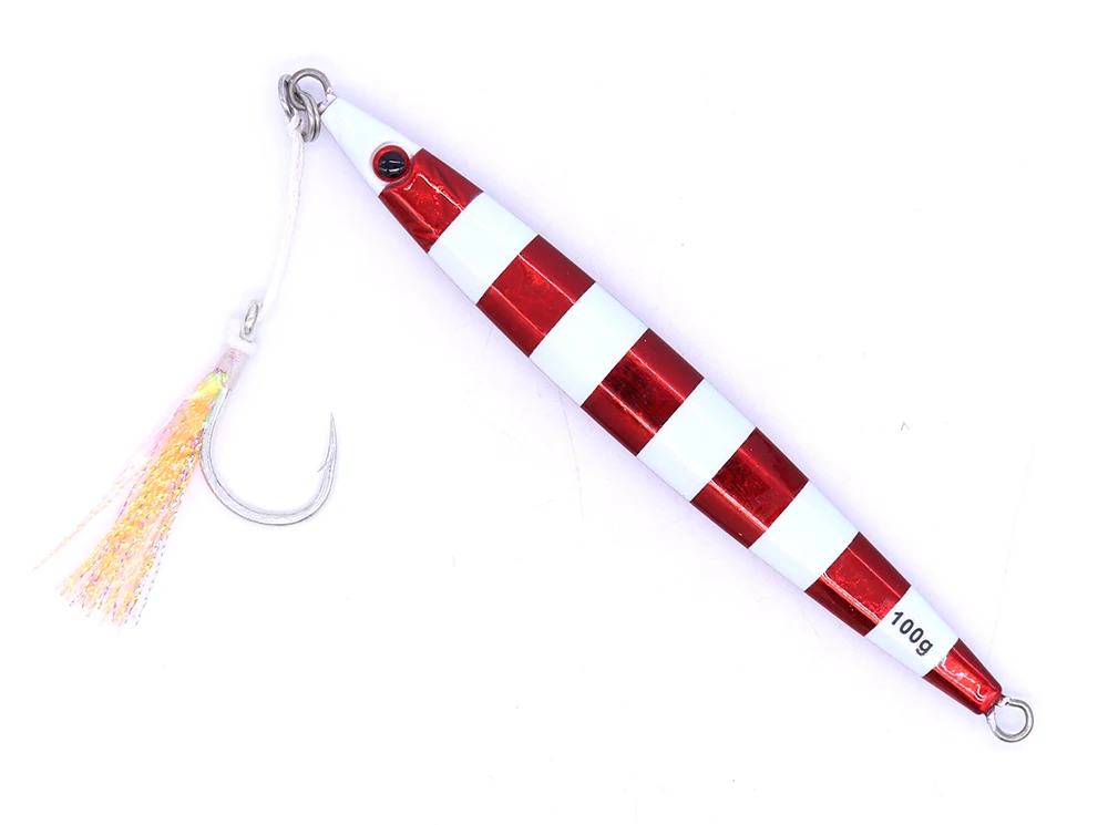 Velocidade da Isca Iscas com Gancho de Pesca Castfun Luminosa Jigging Jig Iscas Isca Artificial Brilho 5pc 100g 160g 200g 7 High Quality Esporte e Lazer