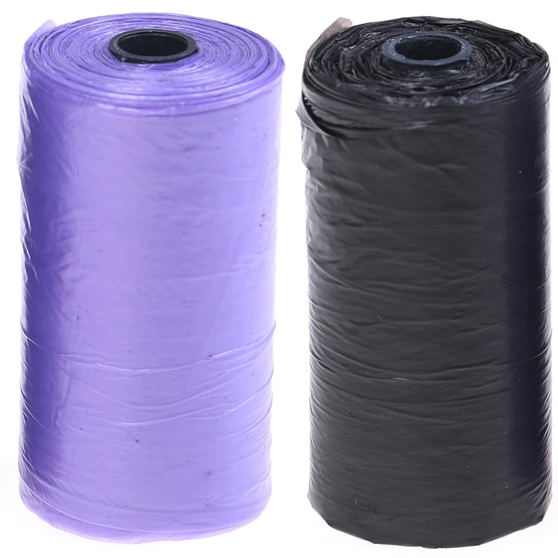 

1Roll Biodegradable Pet Pick Up Plastic Garbage Bags Colors Thick Convenient Cleaning Waste Bag Small Trash Garbage Disposal