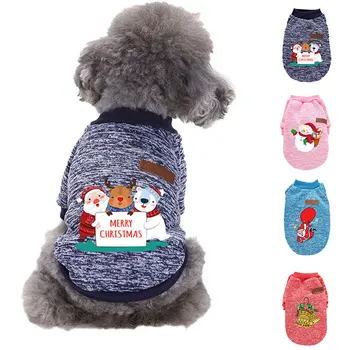 

Winter Warm Dog Clothes Pet Dog Jacket Fleece cute Clothes Yorkshire Outfit dog Clothes xmas Sweatshirt Dog Sweater Dog Cloth