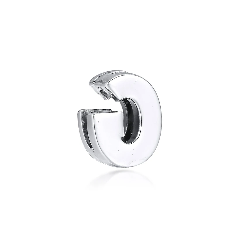 DIY Подходит для Pandora шармы браслеты письмо G клип бусины стерлингового серебра 925-ювелирные изделия