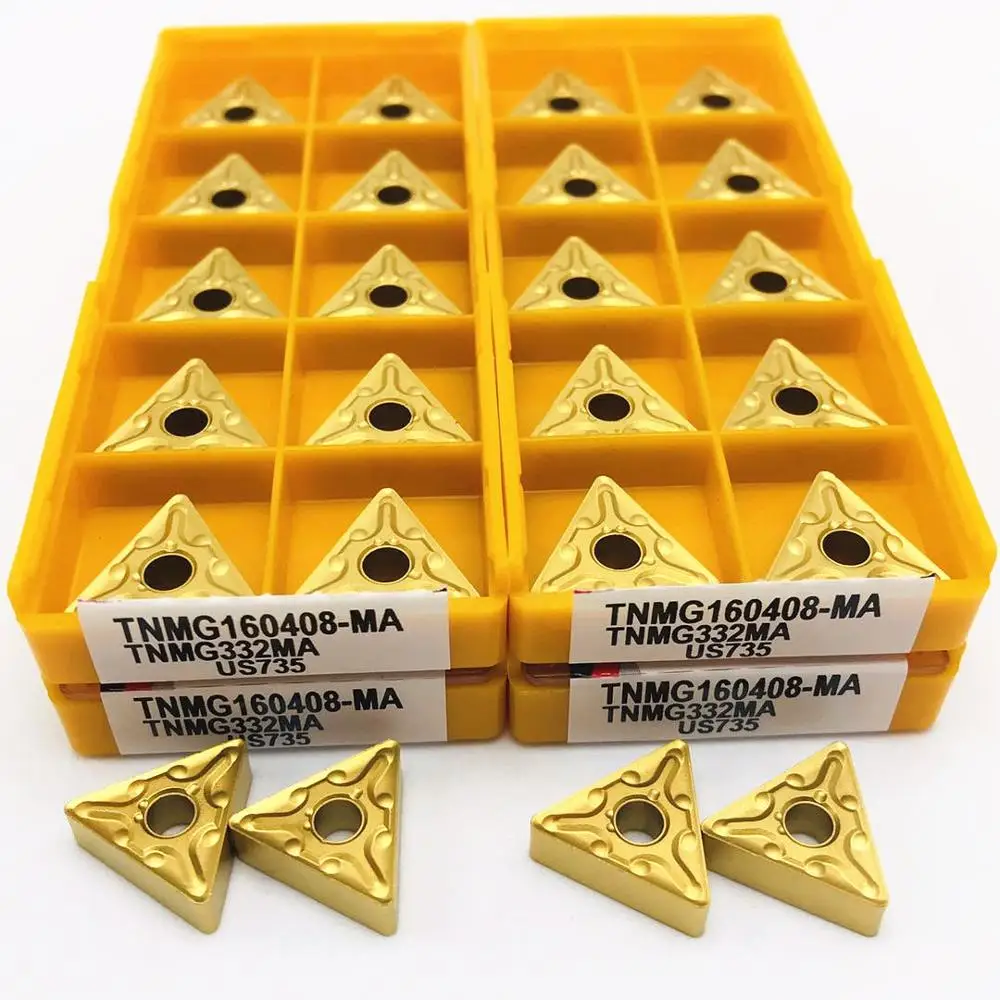 Токарный инструмент TNMG160408 MA US735 карбидная вставка фрезерный станок с ЧПУ