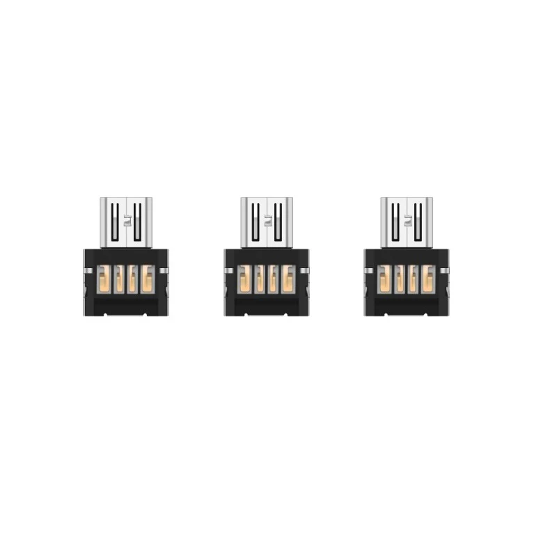 

OTG Cable Type-C Micro USB General USB Type Adapter Phone Android Mobile Data Micro Converter OTG Cable C Head Silver 3pcs