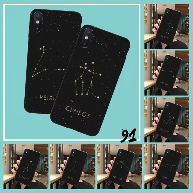 Yinuoda Созвездие Знаки зодиака чехол для телефона iPhone 11 8 7 6 6S Plus X XS MAX 5 5S SE 2020 XR pro |