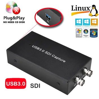 

USB3.0 SDI Video Capture Card 1080P 60FPS HD USB 3.0 HD Video Recorder Live Streaming for SDI Game Box PS4 Host Camcorder Device
